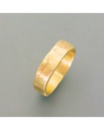 Gussring 6 mm in Gelbgold